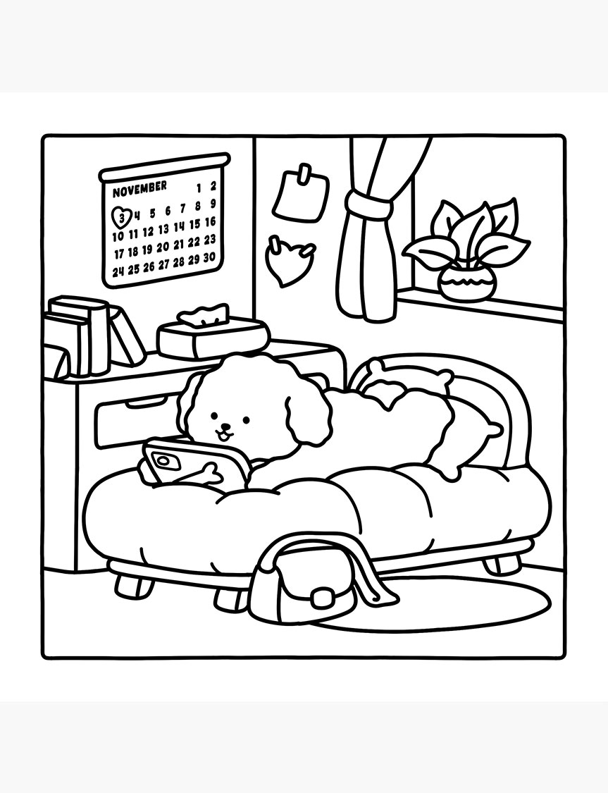 Hygge Corner Free PDF Pages
