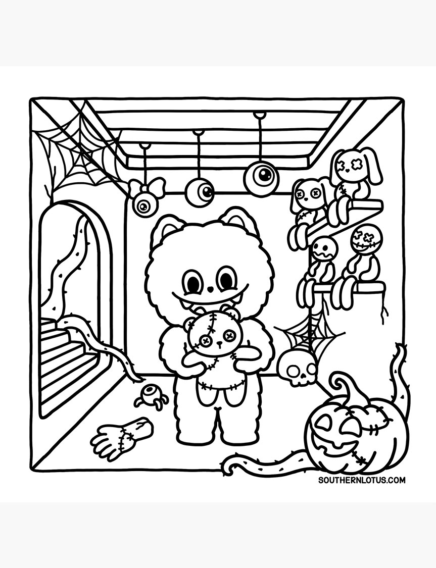 Spooky Corner Free PDF Page