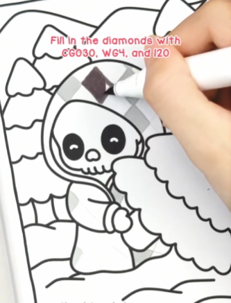 Step 2 - Fill in the Diamonds