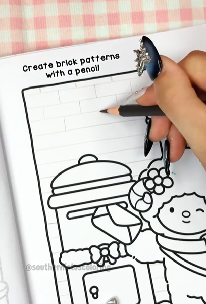 Step 1 - How to Color Brick (Rustic Wall)