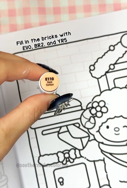 Step 2 - How to Color Brick (Rustic Wall)