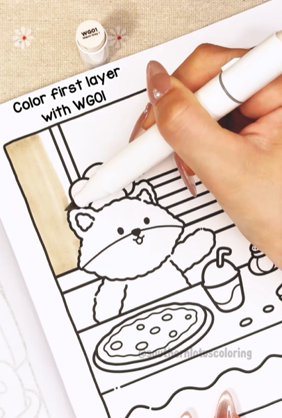 Step 1 - How to Color Brown Cobble Stone