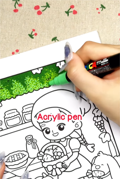 Step 3 - Add Highlights with Acrylic Pen