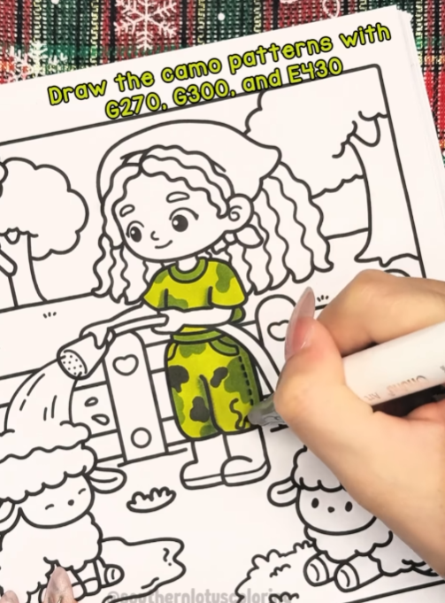 Step 3 - How to Color Camo