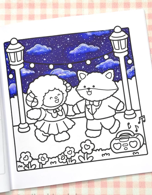 Final - Starry and Cloudy Night Sky