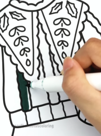 Step 1 - Color the Raised Parts