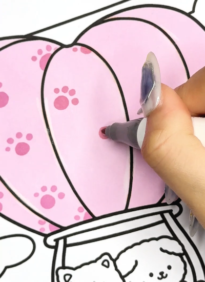 Step 2 - Draw the Pawprints
