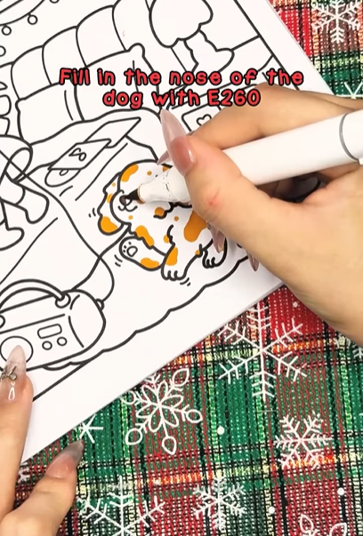Step 2 - Fill in the Dog's Nose