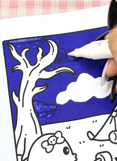 Step 3 - Blend the Small Clouds