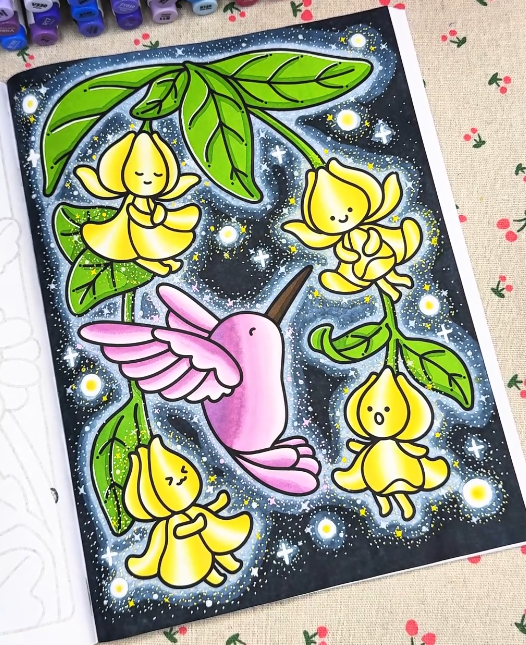 Final - Fairy Flowers Drawing