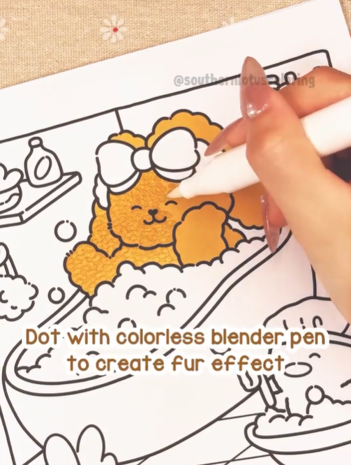 Step 2 - How to Color Fuzzy