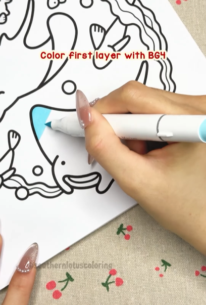 Step 1 - How to Color Jelly Style