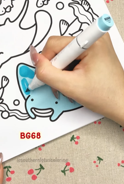 Step 2 - How to Color Jelly Style