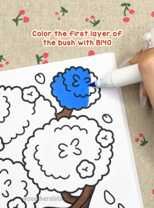 Step 2 - How to Color Magic Tree
