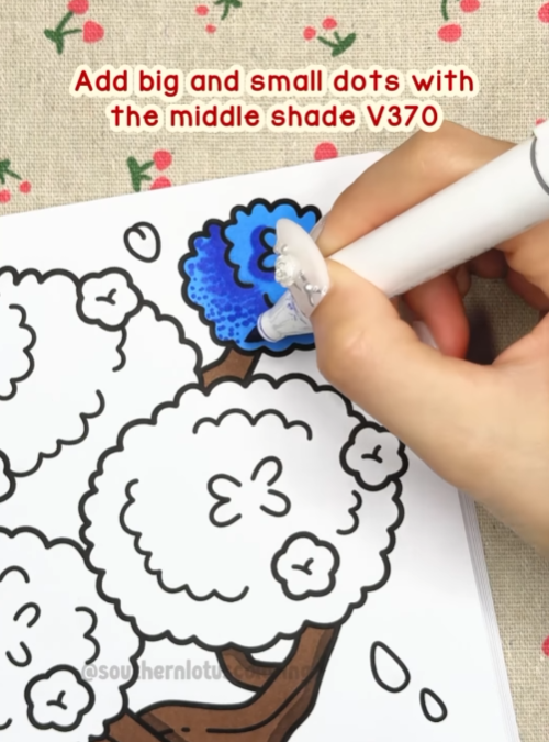 Step 3 - How to Color Magic Tree