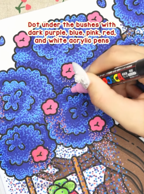 Step 6 - How to Color Magic Tree