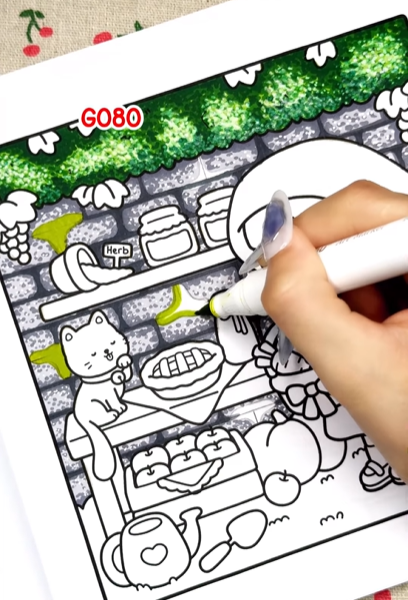 Step 6 - Color Mossy Areas