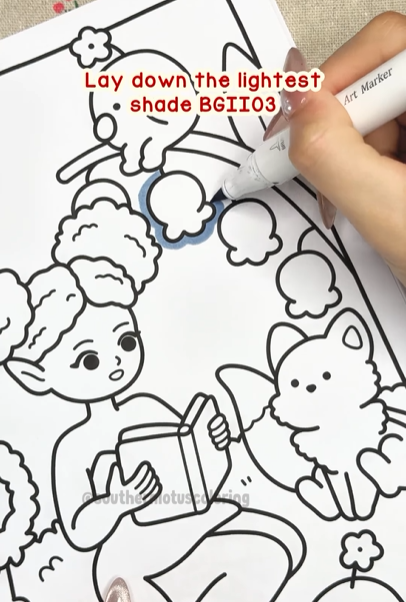 Step 1 - How to Color Night Sky
