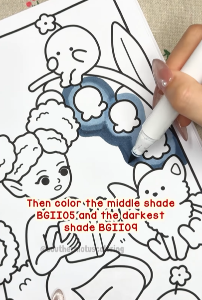 Step 2 - How to Color Night Sky