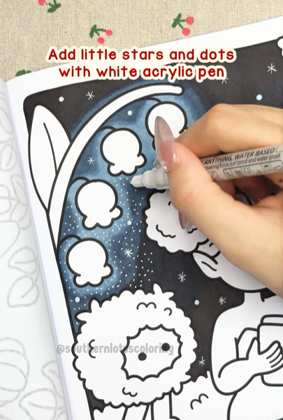 Step 3 - How to Color Night Sky
