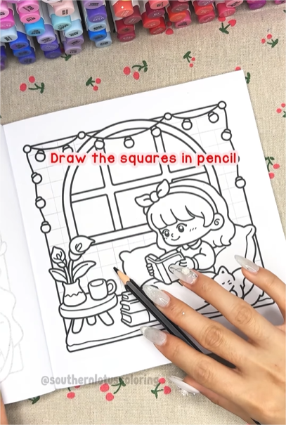 Step 1 - How to Color Purple Tiles