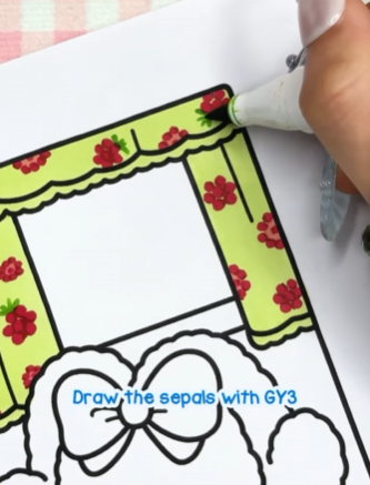 Step 4 - Green Sepals