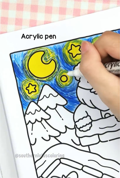 Step 6 - Highlight with White Acrylic Pen