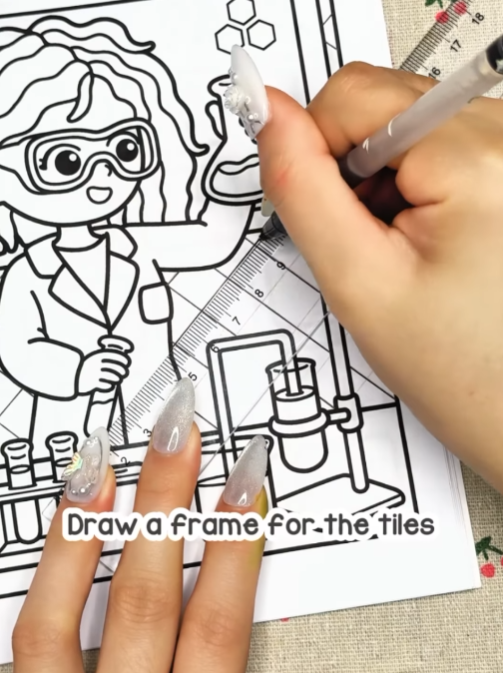 Step 1 - Draw a Frame for the Tiles