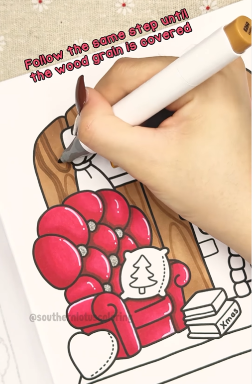 Step 3 - How to Color Wood Grains