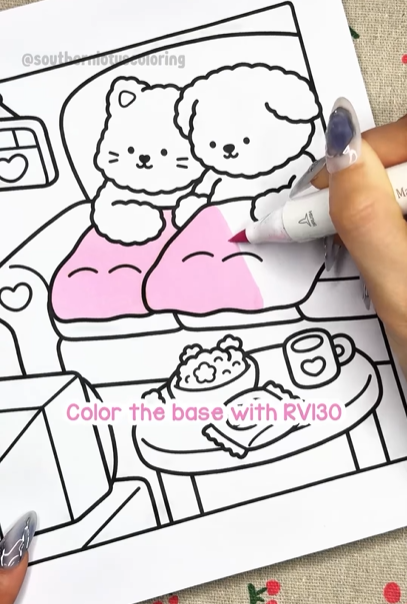 Step 1 - Color the Base Layer