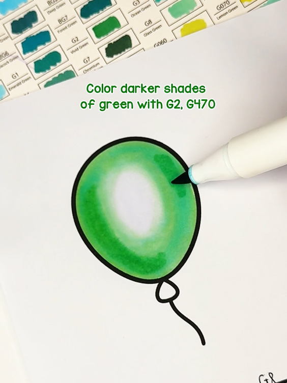 Step 3 Adding Dark Green Shades