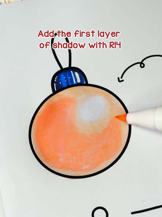 Step 2 adding R14 shadows