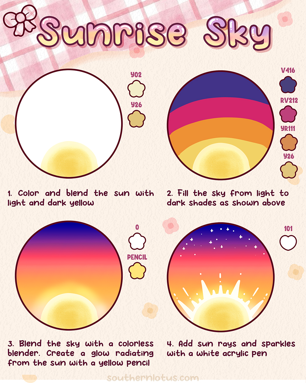 Sunrise sky background style with soft gradient