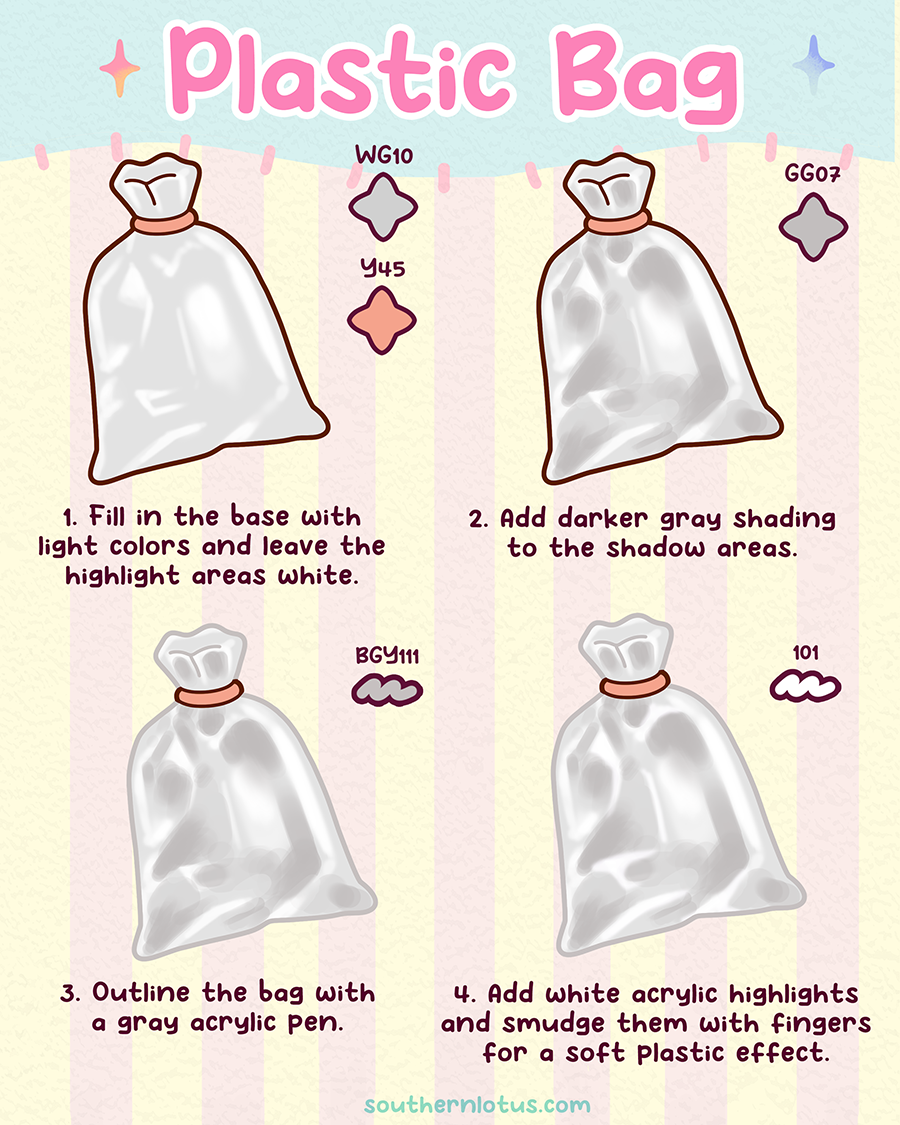 Leather bag coloring tutorial realistic texture