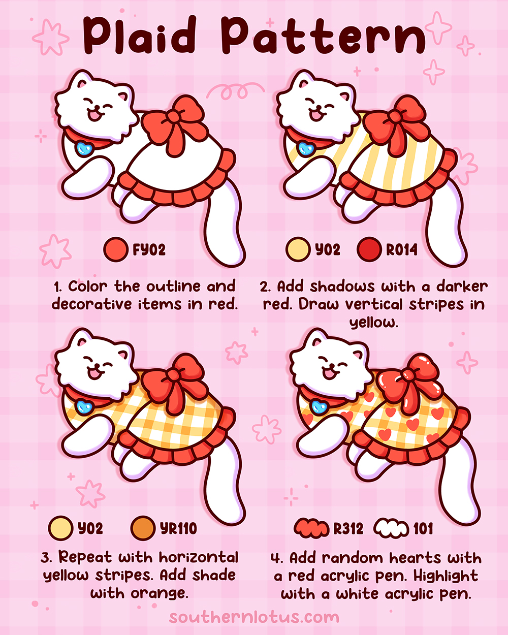 Plaid pattern Valentine style for cozy outfits and accessories