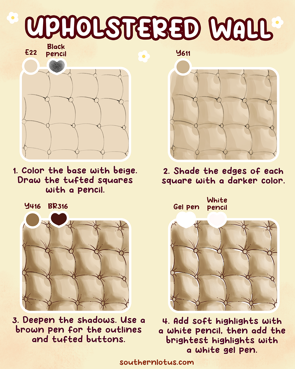 Wooden wall coloring tutorial