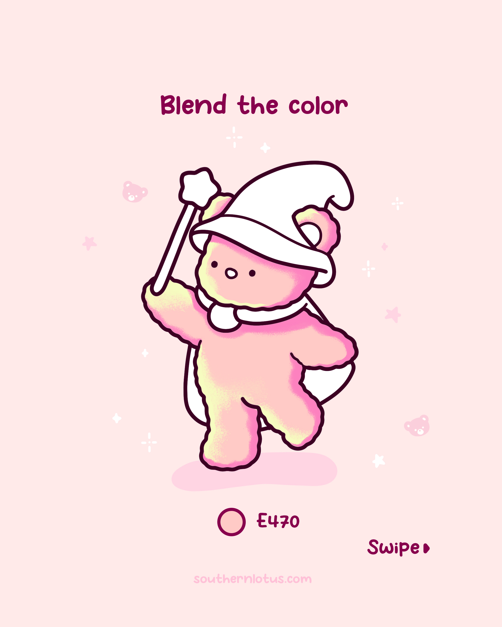 Step 3 blending with E470 between Y121 and R585