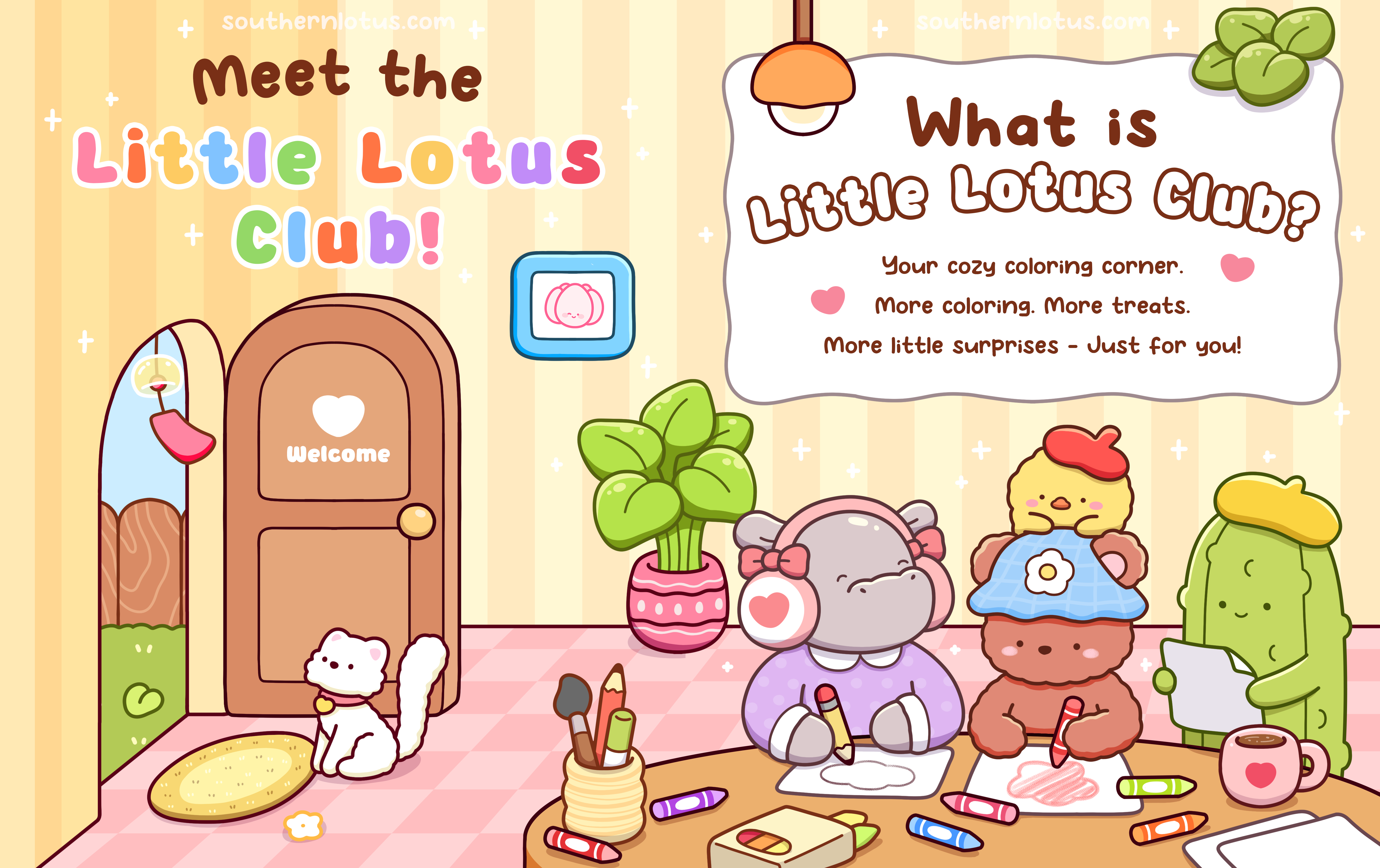 Little Lotus Club coming soon Southern Lotus coloring community