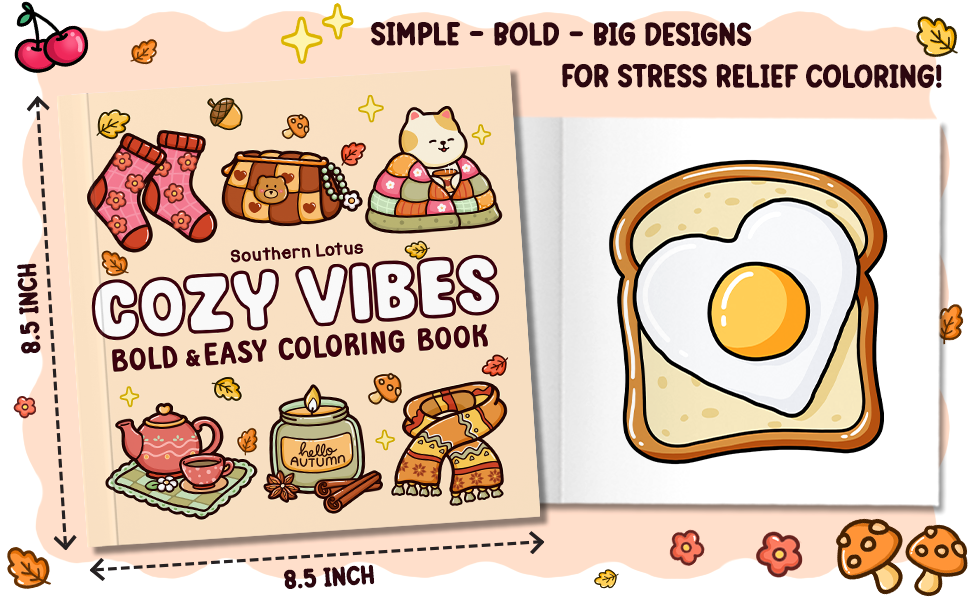 Cozy Vibes Coloring Pages
