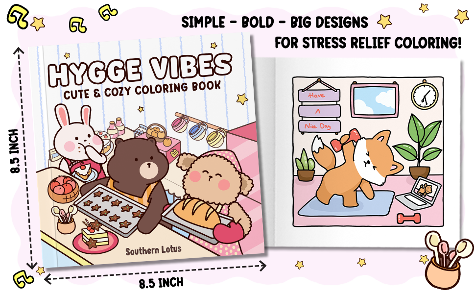 Hygge Vibes Coloring Pages