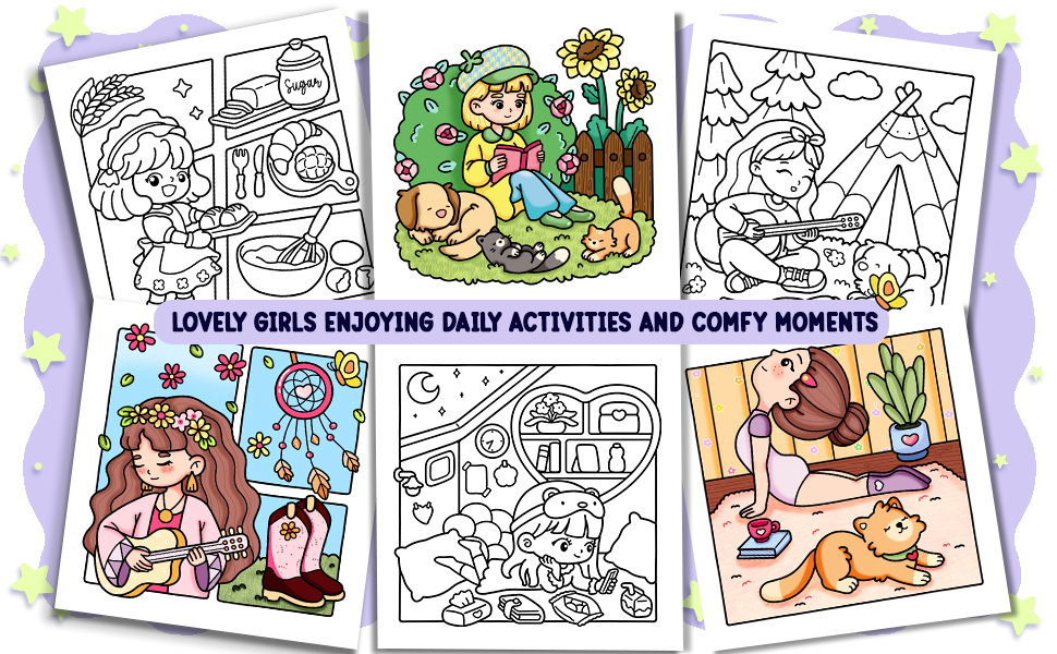 Girl Spaces Illustrations