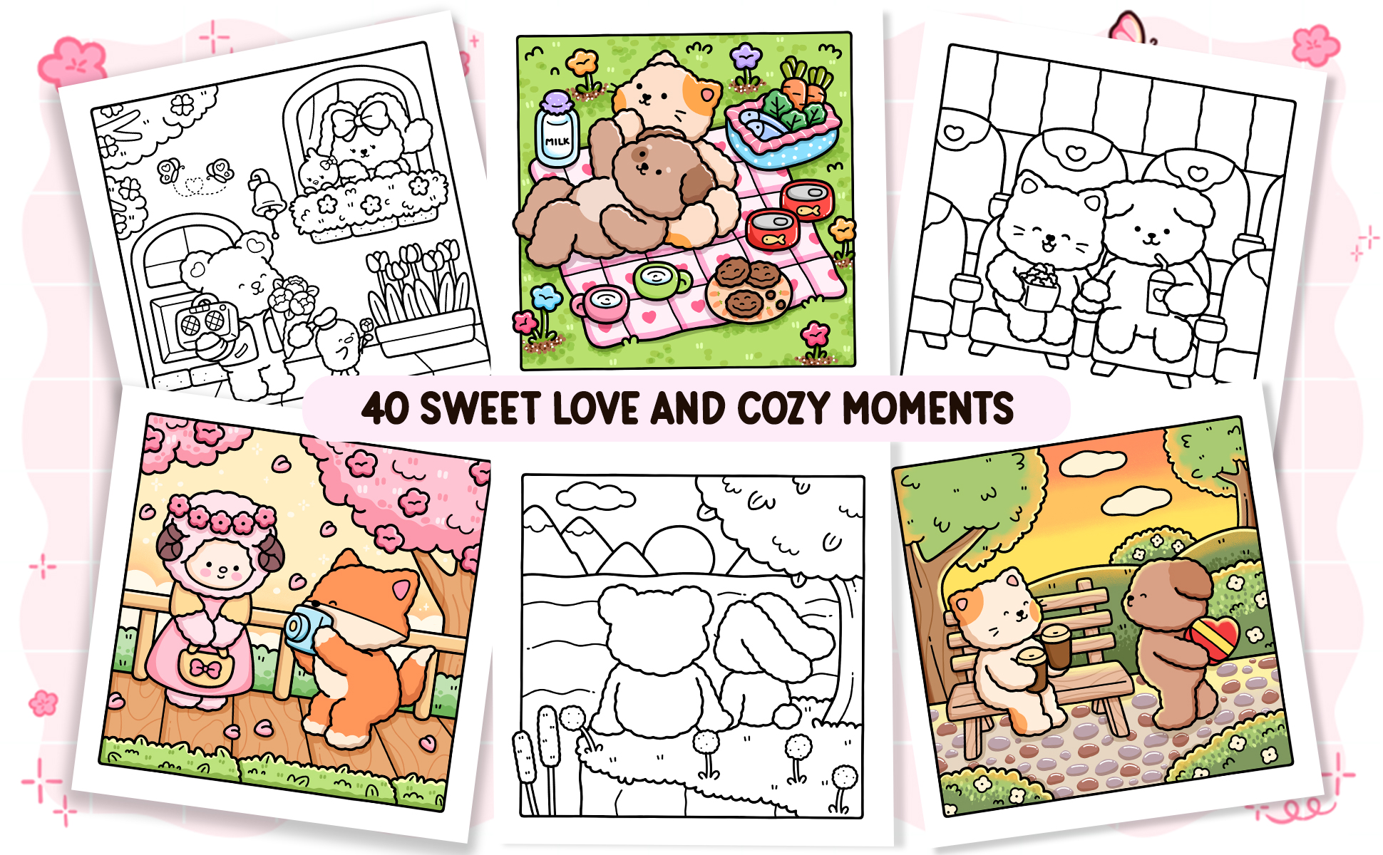 Fuzzy In Love Illustrations
